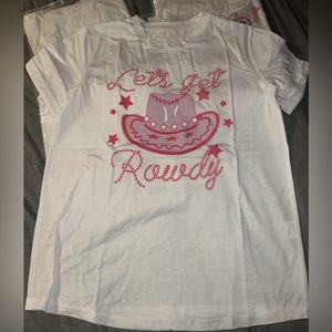 Brand new- let’s get rowdy tee, bachelorette, nashville